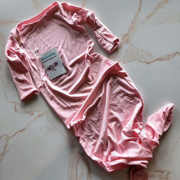 Pink Knotted Baby Gown - Picture 1 of 1